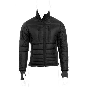 Куртка утепленная тактическая UF PRO Delta ML черная, манжеты с вырезом под большой палец