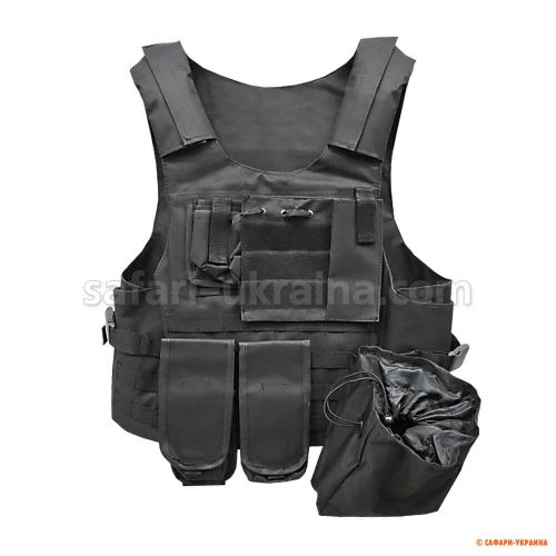 Жилет тактичний FSBE mod. M, колір чорний Жилет тактичний FSBE mod. M, колір чорний
