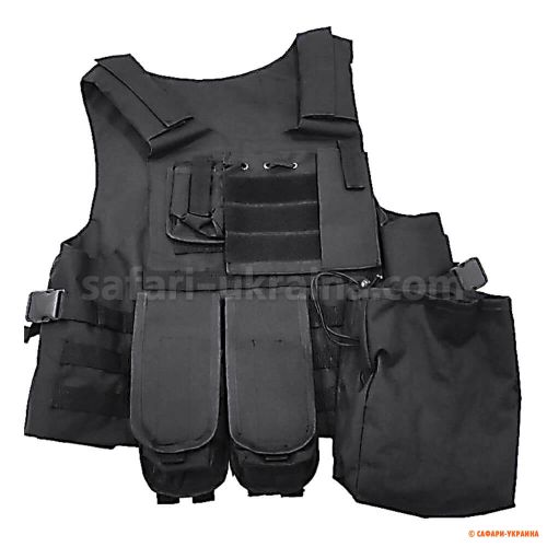 Жилет тактичний FSBE mod. M, колір чорний 