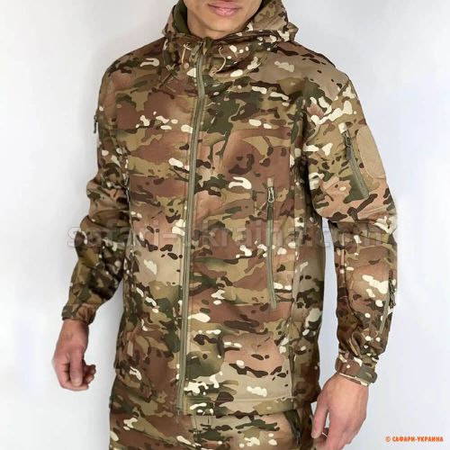 Куртка з капюшоном, Soft-shell, мультикам 