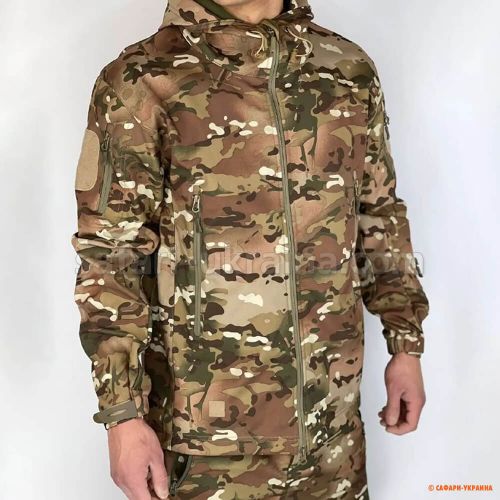 Куртка з капюшоном, Soft-shell, мультикам 