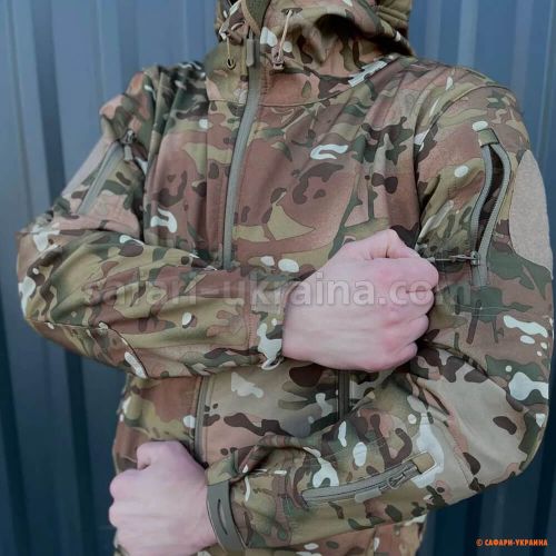 Куртка з капюшоном, Soft-shell, мультикам 