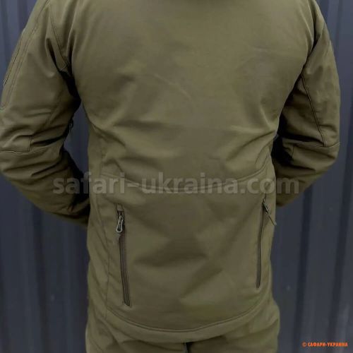 Куртка з капюшоном, Soft-shell, хакі 