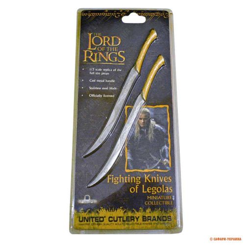 Бойові ножі Леголаса 2 шт. United Cutlery Fighting Knives of Legolas, длина клинка 12.5 см 