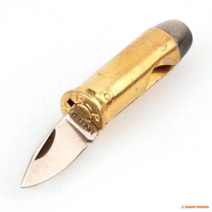 Ніж патрон United cutlery Outdoor Life 44 Mag Bullet Knife, довжина леза 28 мм 
