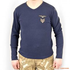 Футболка з довгим рукавом Univers T-shirt Elasticizatta, бавовна, темно-синя