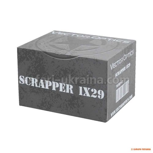 Приціл коліматорний Vector Optics Scrapper 1х29. 2 МОА. Weaver/Picatinny 