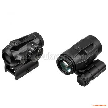Sig Optics коллиматор ROMEO-MSR Gen II 2 MOA и магнифер JULIET3-MICRO 3X22MM