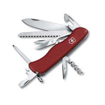 Нож мультитул Victorinox Outrider Vx09023, 14 предметов, длина 111мм, красный
