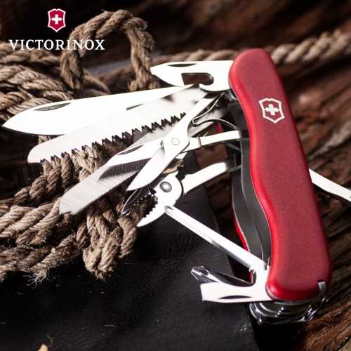 Нож мультитул Victorinox Workchamp Vx09064, 21 предмет, длина 111мм, красный