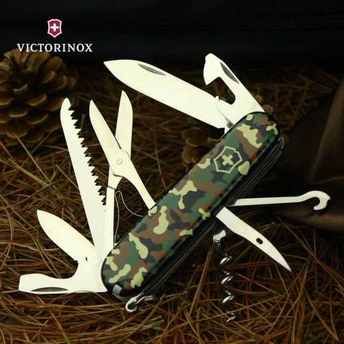 Мультитул Victorinox Huntsman Vx13713.94, 15 предметів, довжина 91м, камуфляж 