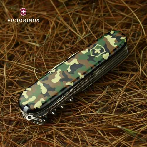Мультитул Victorinox Huntsman Vx13713.94, 15 предметів, довжина 91м, камуфляж 