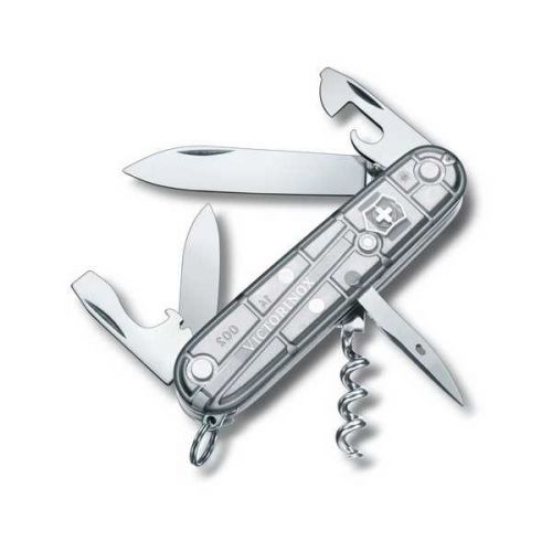 Мультитул Victorinox Spartan Vx13603.T7, 12 предметів, довжина 91мм, напівпрозорий сірий Мультитул Victorinox Spartan Vx13603.T7, 12 предметів, довжина 91мм, напівпрозорий сірий