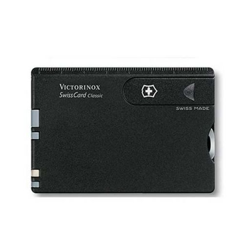 Нож визитка Victorinox Swisscard Vx07133, 10 предметов, черный Нож визитка Victorinox Swisscard Vx07133, 10 предметов, черный