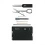 Нож визитка Victorinox Swisscard Vx07133, 10 предметов, черный