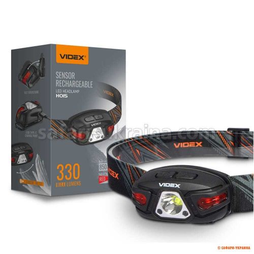 Налобный светодиодный фонарик VIDEX VLF-H015 330Lm 5000K
