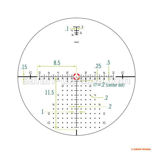 Приціл Vortex Razor HD Gen IIІ 1-10x24 F1, сітка EBR-9 