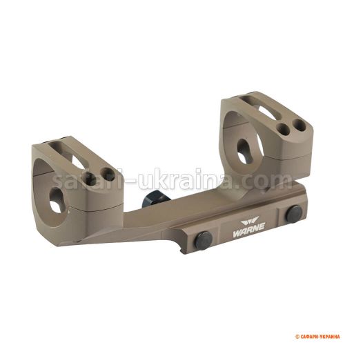 Warne X-Skeleton Mount, діаметр - 30 мм, Ultra High, FDE 