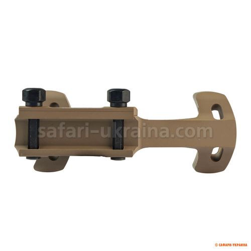 Warne X-Skeleton Mount, діаметр - 30 мм, Ultra High, FDE 