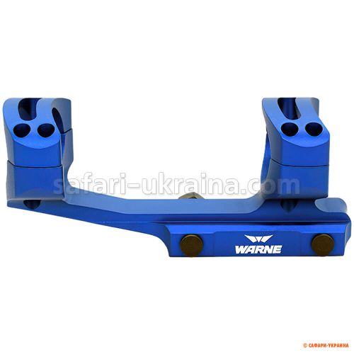 Warne X-Skeleton Mount, d - 30 мм, Ultra High, Blue 