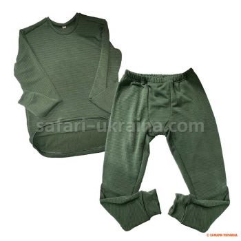 Комплект термобілизни (штани і кофта), olive, L