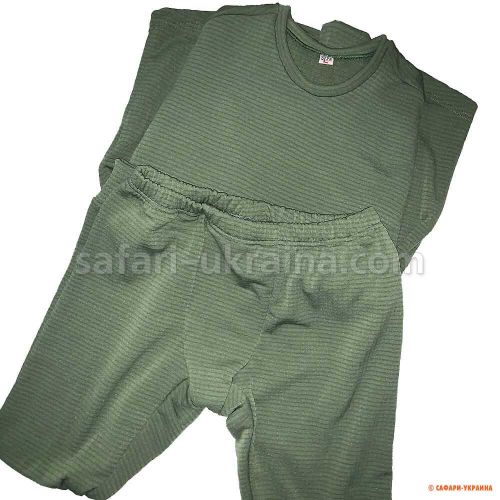 Комплект термобілизни (штани і кофта), olive, L 