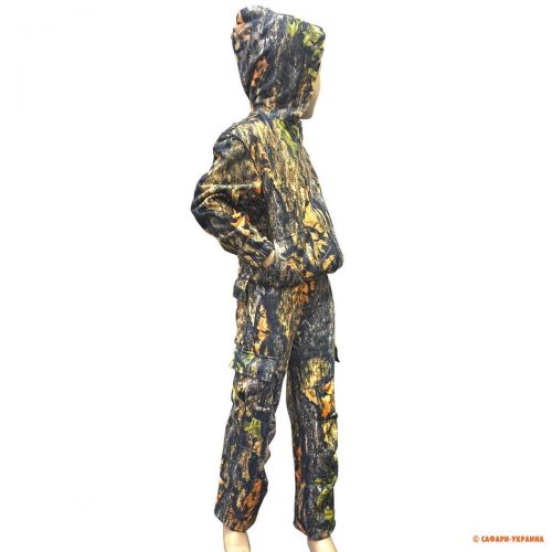 Летний детский камуфляжный костюм с капюшоном X-Hunt, цвет - Realtree