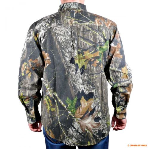 Рубашка для охоты X System Camo Shirt, хлопок, цвет: Mossy Oak New Break Up
