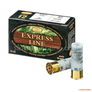Патрон Zala Arms Express Line, кал.12/70, картечь 6,2 мм, 36 г, в контейнере