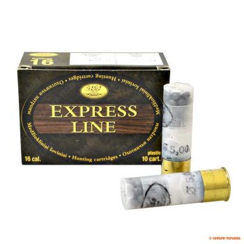 Патрон Zala Arms Express Line, кал.16/70, №.0000 (5,0 мм), 27 г