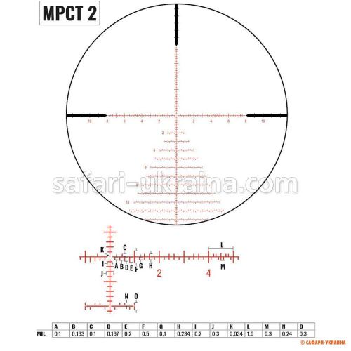 Прицел оптический ZCO 8-40x56 MIL MPCT2 CCW моноблок Spuhr SP-3001