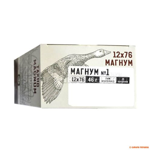 Охотничий патрон Тахо Магнум кал.12/76, №1, 46 г