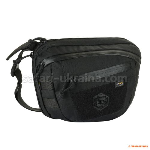 M-TAC сумка SPHAERA HARDSLING BAG LARGE з липучкою, elite black 