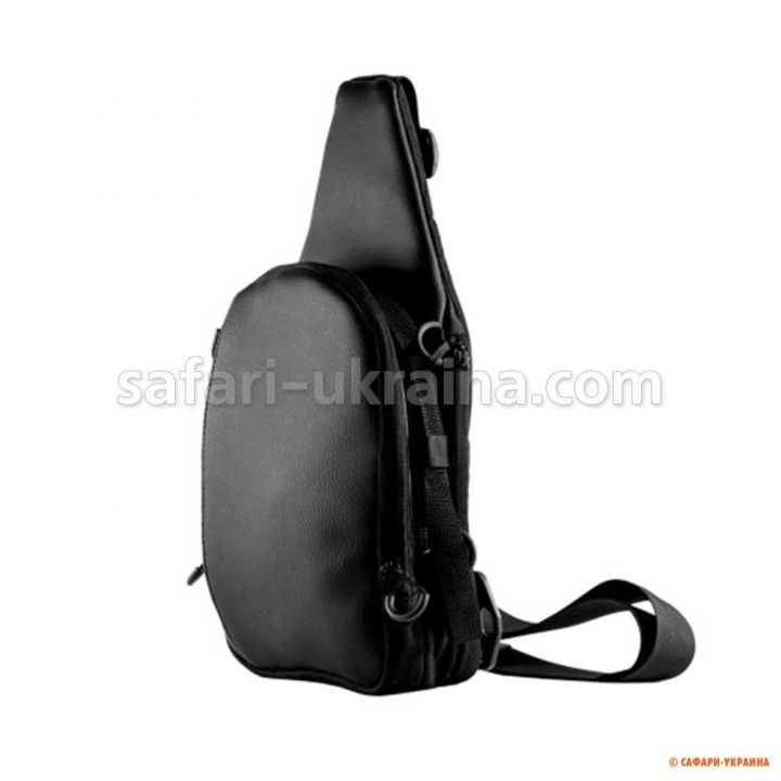 Сумка-слинг для скрытого ношения пистолета 9 Tactical Piligrim S black leather