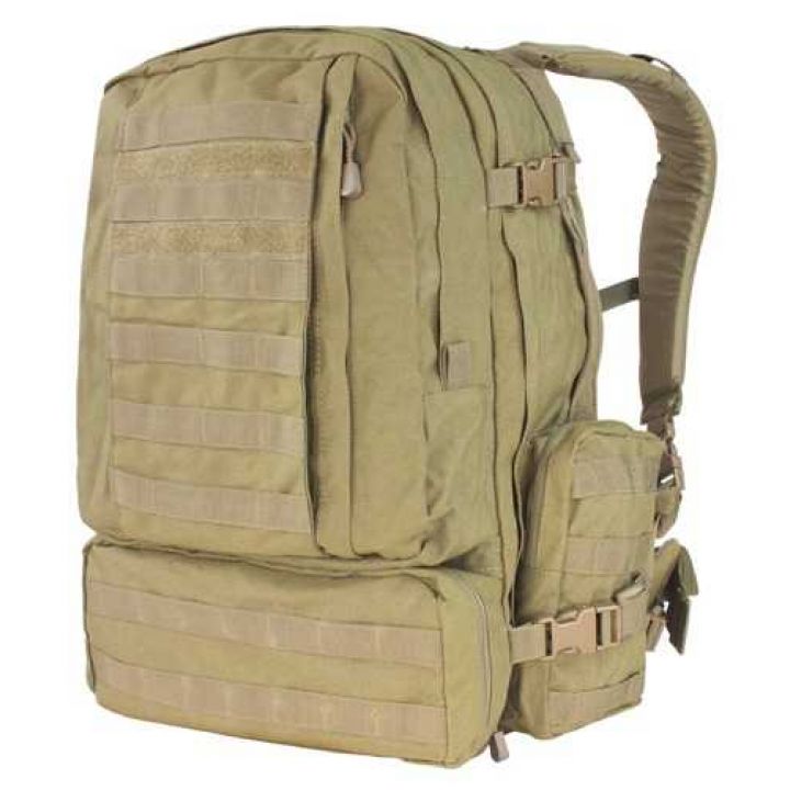 Рюкзак для охоты Condor 3-Day Assault Pack, 56 х 43 х 28 см, песочный