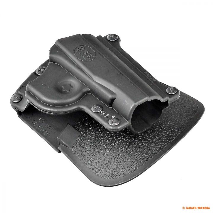 Кобура для ПМ на пояс Fobus Paddle Holster, правосторонняя, чёрная