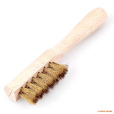 Щітка для чищення взуття з нубуку та замші NIKWAX Suede Brush SK19, дерево / латунь