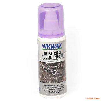 Водоотталкивающий спрей для обуви из нубука и замши NIKWAX Nubuck & suede, 125 мл