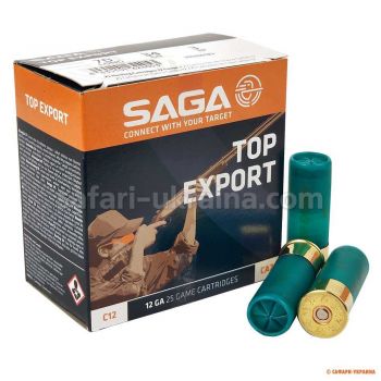 Патрон SAGA EXPORT, кал.12/70, № 3, навеска 34 г, в контейнере