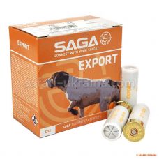 Патрон SAGA EXPORT, кал.12/70, № 4, маса 32 г, в контейнері