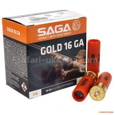 Патрон SAGA GOLD BUCK 12P, кал.16/70, маса 22 г