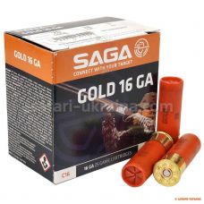 Патрон мисливський SAGA GOLD, кал.16/70, № 3, маса 28 г, в контейнере
