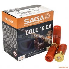 Патрон SAGA GOLD, кал.16/67, № 3, маса 28 г, без контейнера