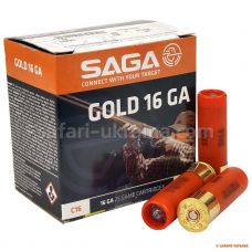 Патрон пулевой SAGA GOLD STAR, кал.16/70, маса 28 г, (без контейнера)