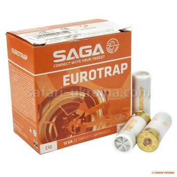 Патрон спортивний SAGA EUROTRAP, кал.12/70, № 7,5, маса 24 г