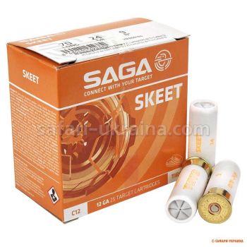 Патрон спортивний SAGA SKEET, кал.12/70, № 9, маса 24 г