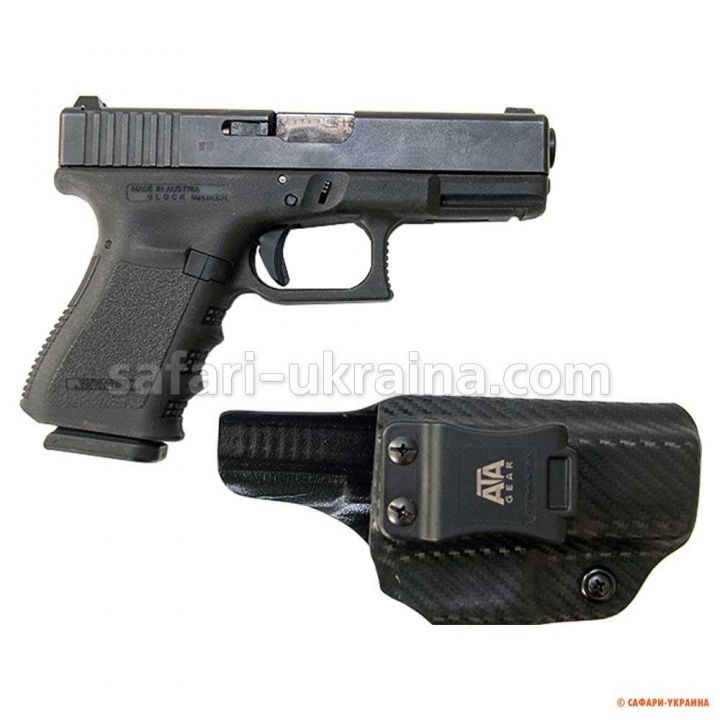 Кобура для пистолета Glock 19 ATA-GEAR Fantom Ver.3, для правши, черная