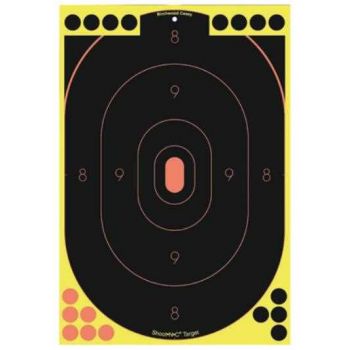 Мишень для стрельбы Birchwood Silhouette Targets, 12 х 46 см, 5 штук, 90 наклеек