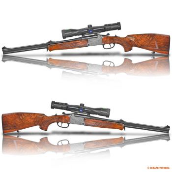 Штуцер Blaser BB 97 Luxus, кал: 8 x 57 IRS, ствол: 56 см., с гравировкой орнамент