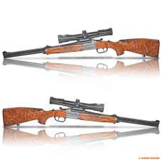Штуцер Blaser BB 97 Luxus, кал: 8 x 57 IRS, ствол: 56 см., З гравіюванням кабани